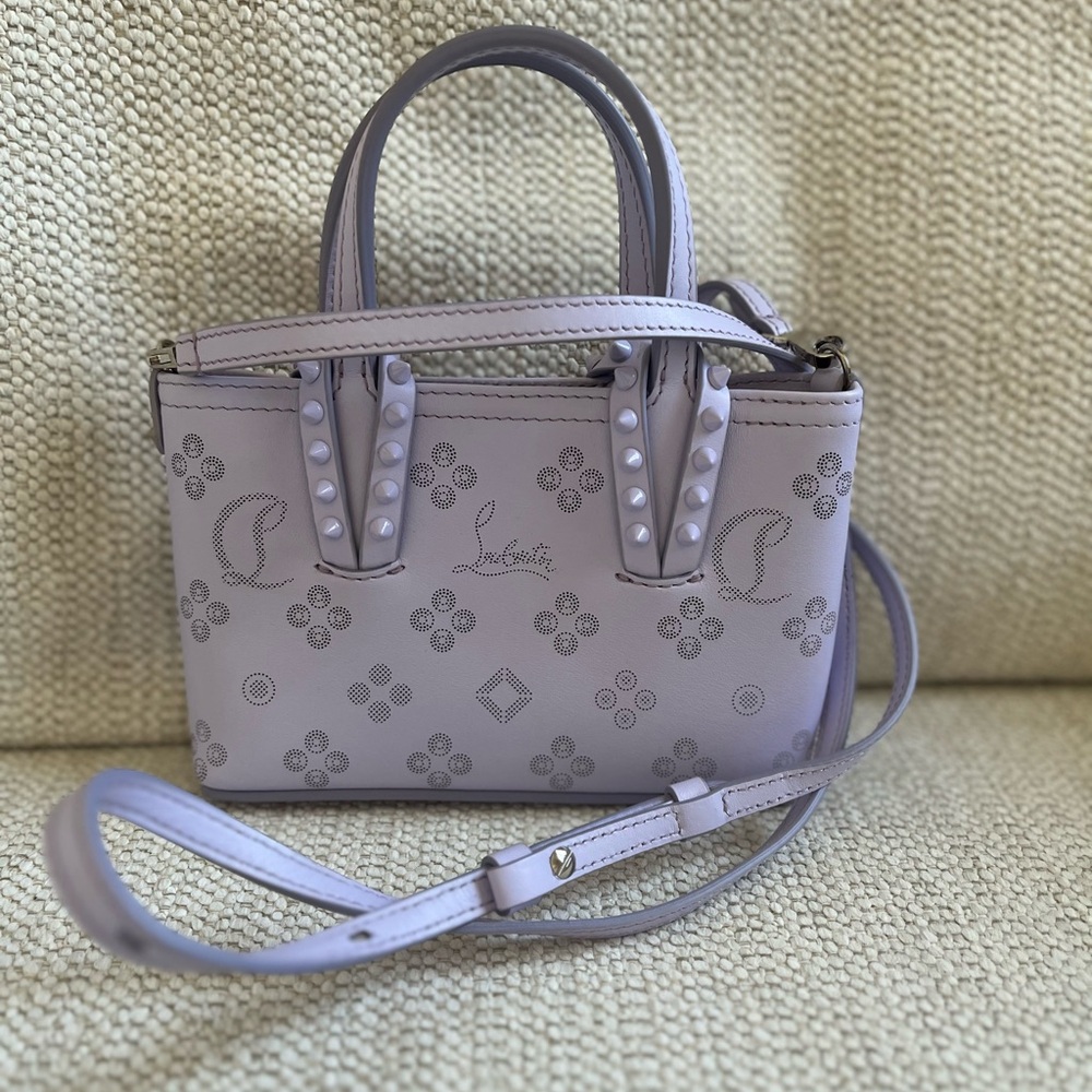 Louboutin Loubinthesky East Lavender Tote